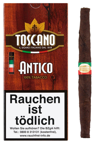 Toscano- Antico 5er Packung - LA GALANA - LA GALANA - Zigarre - Zigarren - Zigarren kaufen - Zigarrendreherin | Zigarrendreher | Zigarrenmanufaktur | Tabakgeschäft