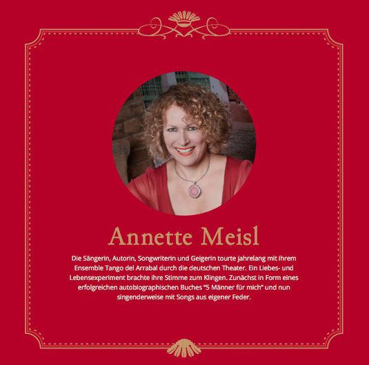 CD Annette Meisl: Carmen 5.0 - LA GALANA - LA GALANA - Zigarre - Zigarren - Zigarren kaufen - Zigarrendreherin | Zigarrendreher | Zigarrenmanufaktur | Tabakgeschäft