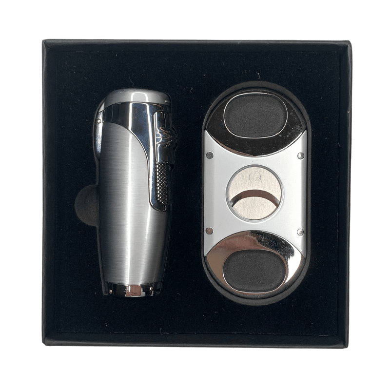 SKY 3-Flammen Jetflamme mit Zigarrenabschneider - LA GALANA - LA GALANA - Zigarre - Zigarren - Zigarren kaufen - Zigarrendreherin | Zigarrendreher | Zigarrenmanufaktur | Tabakgeschäft