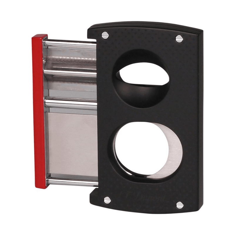 Zigarrenabschneider - Dupont Doppelklinge + V-Cut Schwarz - LA GALANA - LA GALANA - Zigarre - Zigarren - Zigarren kaufen - Zigarrendreherin | Zigarrendreher | Zigarrenmanufaktur | Tabakgeschäft