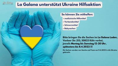La Galana unterstützt Ukraine Hilfsaktion