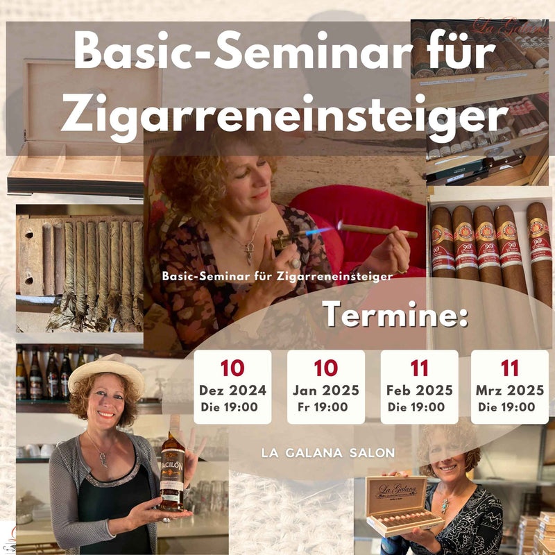 Basic-Seminar für Zigarreneinsteiger - Geschenk - Geschäftspartner - Firmen