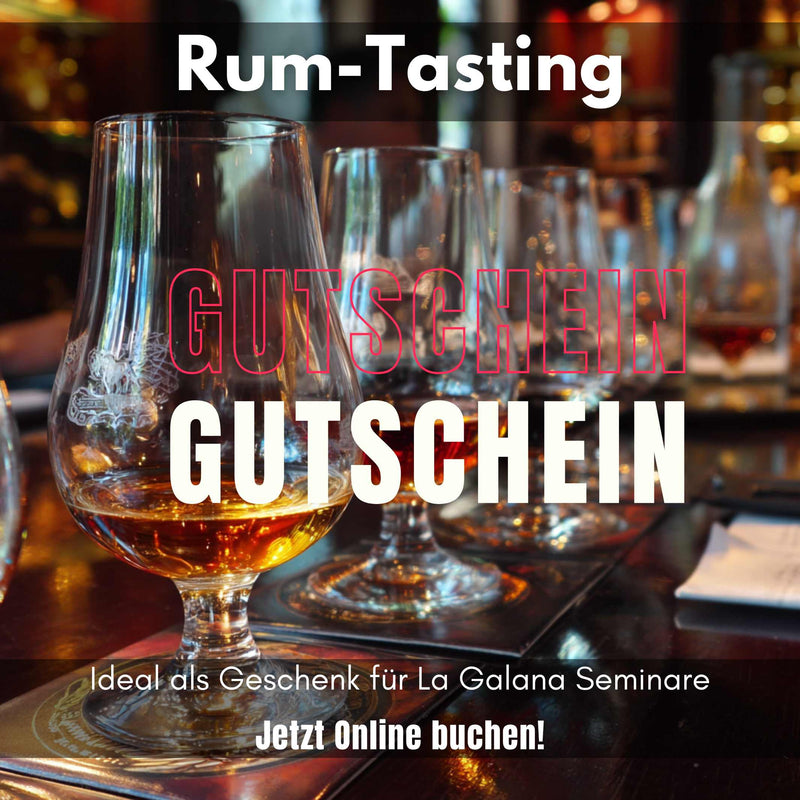 Rum-Tasting Gutschein - LA GALANA - LA GALANA - Zigarre - Zigarren - Zigarren kaufen - Zigarrendreherin | Zigarrendreher | Zigarrenmanufaktur | Tabakgeschäft