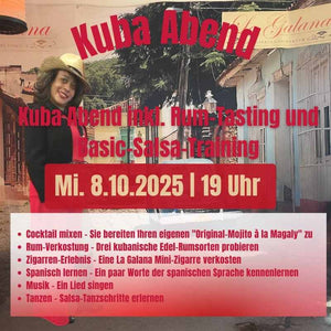Kuba-Abend: Rum-Tasting + Salsa-Kurs 