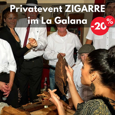Privatevent Zigarre im La Galana - LA GALANA - LA GALANA - Firmenevent-Geburtstagsfeier. Hochzeitsfeier, Junggesellenabschied - Zigarre - Zigarren - Zigarren kaufen - Zigarrendreherin | Zigarrendreher | Zigarrenmanufaktur | Tabakgeschäft