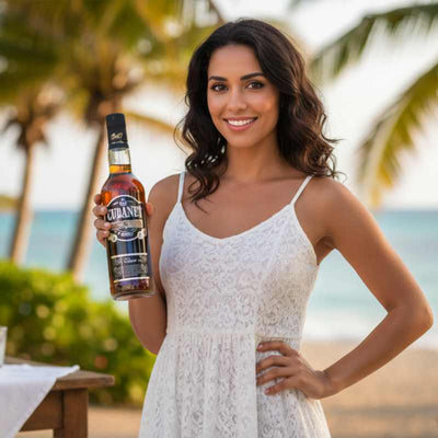 Ron Cubaney Elixir de Ron Caribe Flasche 0,7L 34% vol - Premium Rum-Elixir aus der Karibik
