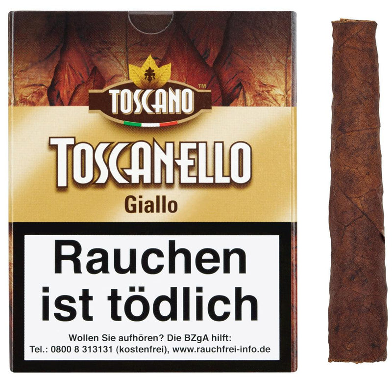 Toscano - Toscanello Giallo 5er Packung - LA GALANA - LA GALANA - Zigarre - Zigarren - Zigarren kaufen - Zigarrendreherin | Zigarrendreher | Zigarrenmanufaktur | Tabakgeschäft