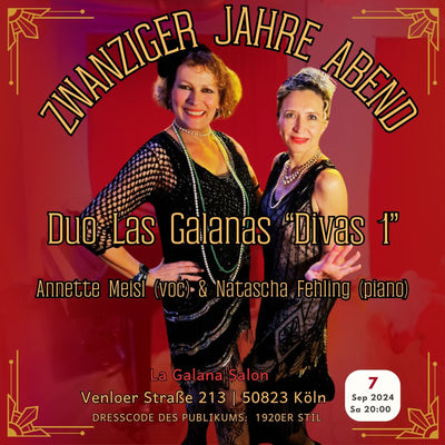 20er Jahre Abend - Duo Las Galanas mit Annette und Natascha "DIVA 1" die-20er-jahre