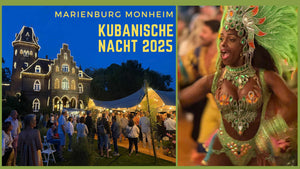 Karibische Nacht auf der Marienburg Monheim bei Sonnenuntergang – stimmungsvolle Eventlocation mit historischer Kulisse