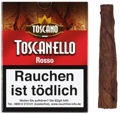 Toscano - Toscanello Rosso 5er Packung - LA GALANA - LA GALANA - Zigarre - Zigarren - Zigarren kaufen - Zigarrendreherin | Zigarrendreher | Zigarrenmanufaktur | Tabakgeschäft