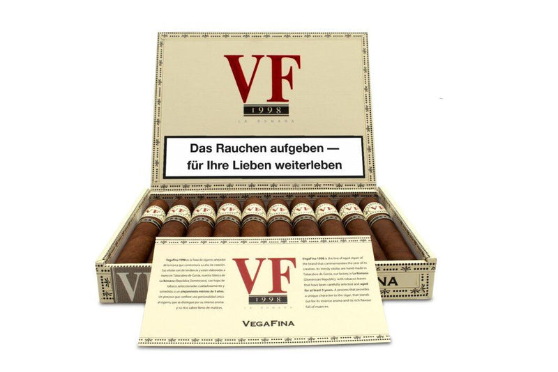 VegaFina 1998 54 Toro - LA GALANA - LA GALANA - Zigarre - Zigarren - Zigarren kaufen - Zigarrendreherin | Zigarrendreher | Zigarrenmanufaktur | Tabakgeschäft