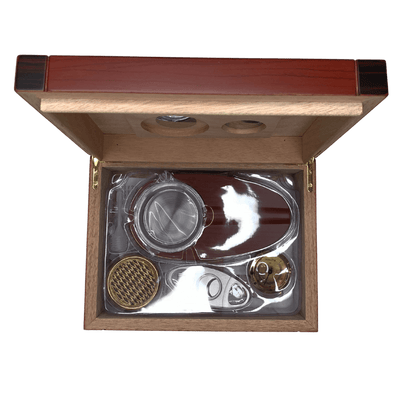 Humidor-Set Rosenholzfurnier - 25 Zigarren - LA GALANA - LA GALANA - Zigarre - Zigarren - Zigarren kaufen - Zigarrendreherin | Zigarrendreher | Zigarrenmanufaktur | Tabakgeschäft
