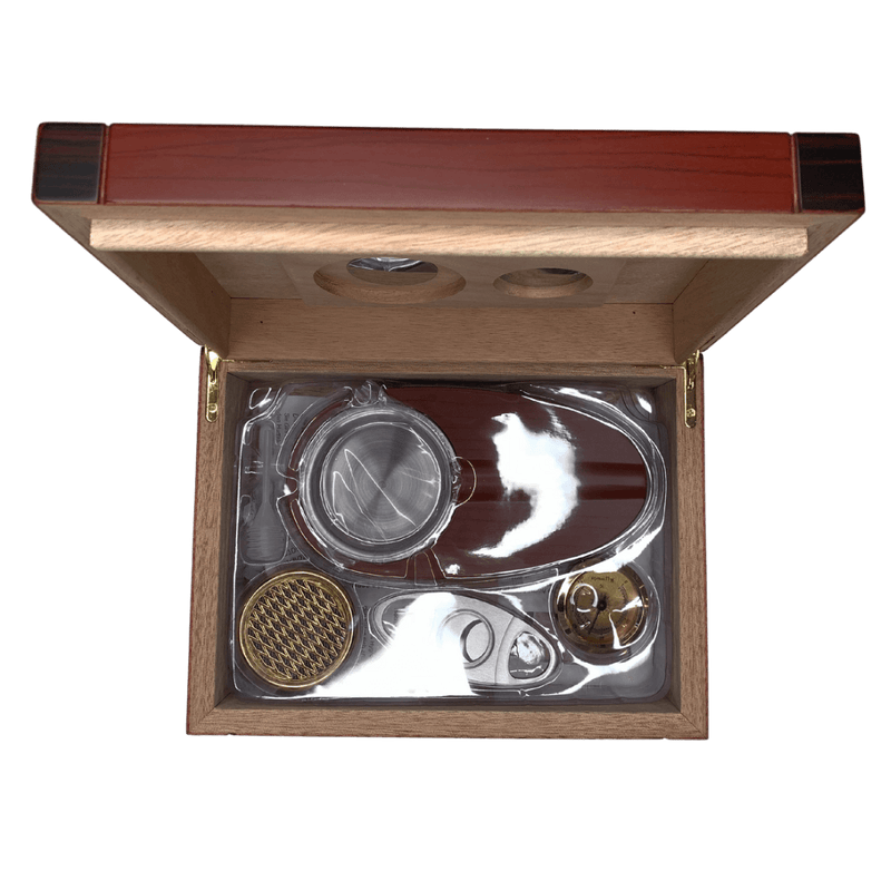 Humidor-Set Rosenholzfurnier - 25 Zigarren - LA GALANA - LA GALANA - Zigarre - Zigarren - Zigarren kaufen - Zigarrendreherin | Zigarrendreher | Zigarrenmanufaktur | Tabakgeschäft