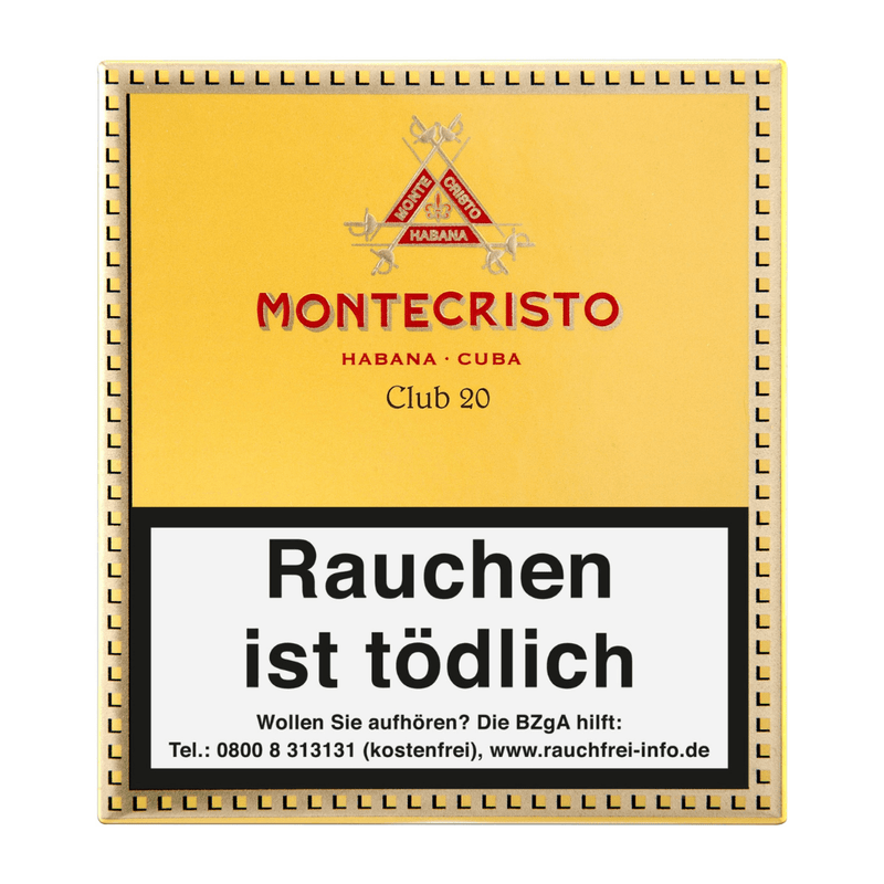 Montecristo Club 20 - LA GALANA - LA GALANA - Zigarre - Zigarren - Zigarren kaufen - Zigarrendreherin | Zigarrendreher | Zigarrenmanufaktur | Tabakgeschäft