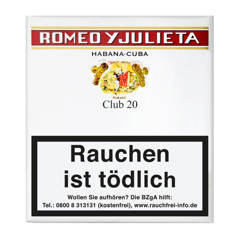 Romeo y Julieta - Club 20 - LA GALANA - LA GALANA - Zigarre - Zigarren - Zigarren kaufen - Zigarrendreherin | Zigarrendreher | Zigarrenmanufaktur | Tabakgeschäft